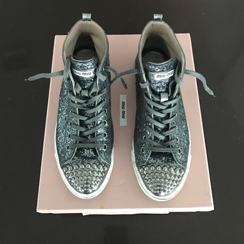 COPY - Miu Miu Sparkle Sneakers 37.5